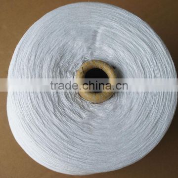 raw material polyester spun yarn