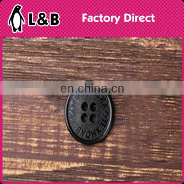 2016 High Quality 4-Hole Round Button Plastic Alphabet Buttons For Garment