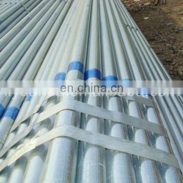 Hot dip galvanized ERW longitude welded carbon steel pipe