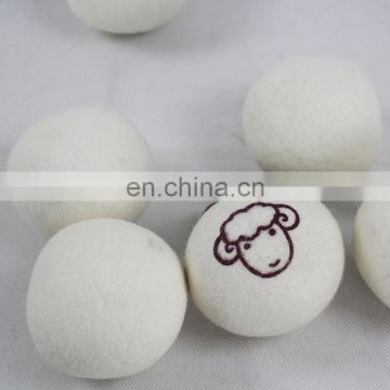 Hot selling customized color cotton amazon product 100 balls7cm xxl xl wool ballswool dryer balls australian