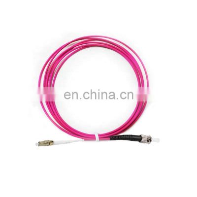 LC ST Simplex OM4 50/125 Fiber Optic Patch cord cordon de raccordement en fibre Fiber Jumper om4 patch cord lc