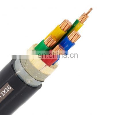 4*16 sq mm copper cable cu conductor 0.6/1kv power cable lv cable