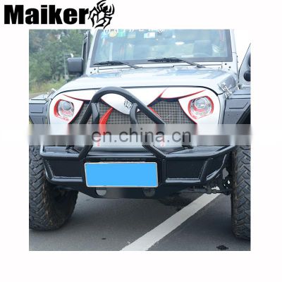 Offroad Front Bumper for Jeep Wrangler JK 07+ Steel Front Bull Bar 4x4 accessory maiker manufacturer