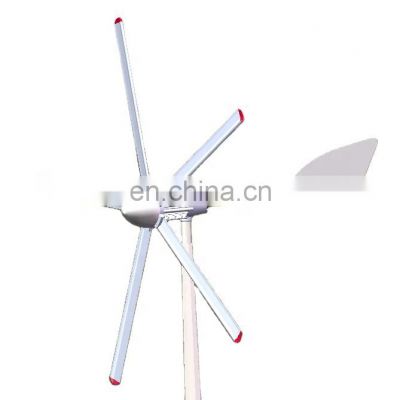 Tail furling wind turbine 1kw with 24v 48v 56v 60v 72v 96v 120v