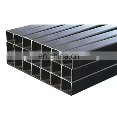 Black Carbon steel Square Tube Q235 factory carton steel tube pipes with square shape