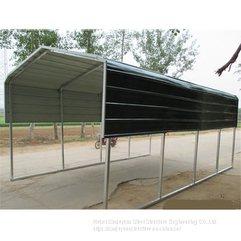 easy installation prefabricated stainless steel structure garage building