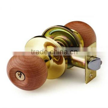 Wooden Knob lockset