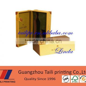 Customized paper wine bag in box Hot sell