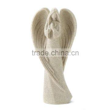 Desert Sand Angel Figurine Praying Cherub Statue Figure