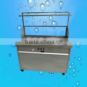 hot sale stainless steel Fried Ice Cream Roll Machine(ZQR-16)