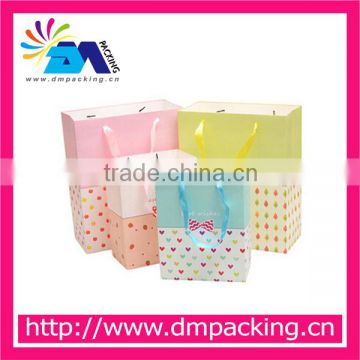 customized colorful paper hand bag with printing