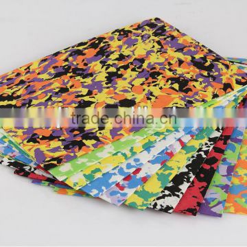 20*30,40*60,A4 size,1mm 2mm 3mm recycle eva sheet mixed color sheet/roll PE sample eva form sheet for shoe