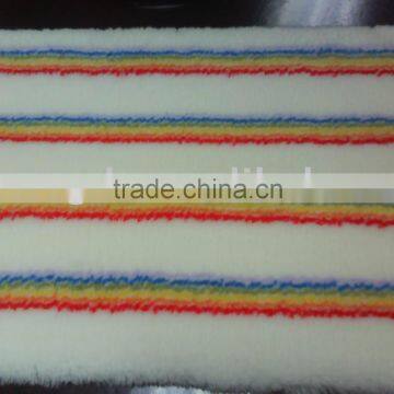 acrylic paint roller fabric with rainbow stripe HD-9A-20 850g/sqm-12mm