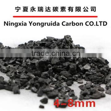 Nut shell activated carbon with well developed porous structure