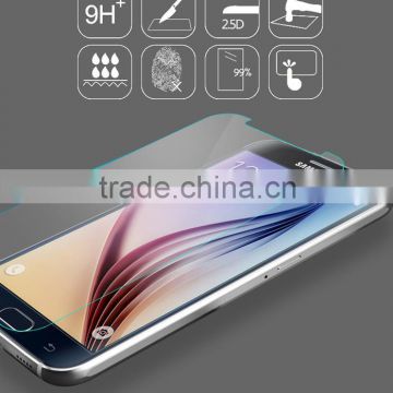 Plastic tempered glass screen protector made in China