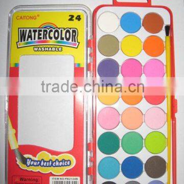 24 color water color paint