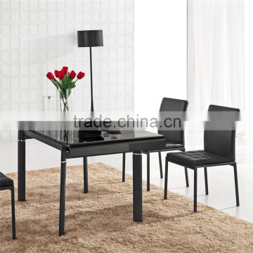 L808D Extendable Black Table Chinese Restaurant Table