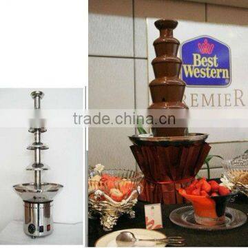5 Layers 80CM Stainless Steel Cheap Chocolate Fountain