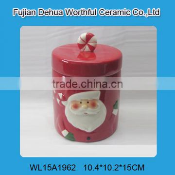 Lovely Christmas Santa ceramic containers