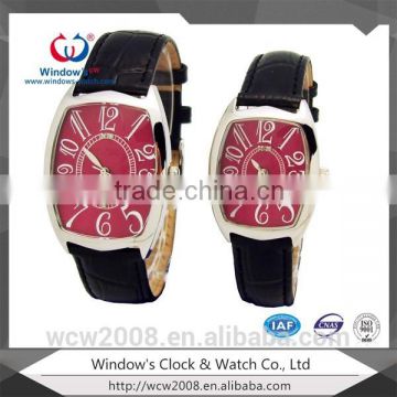 couple lover quartz genuine leather watch