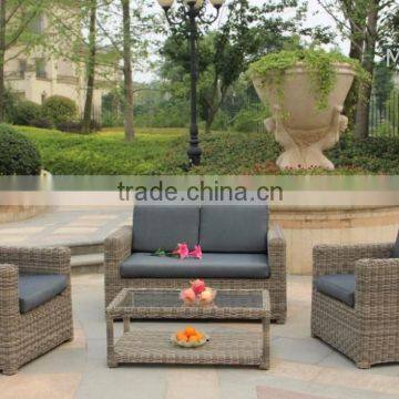 Poly rattan sofa set outdoor furniture