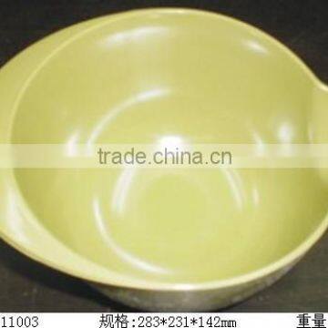 Melamine high quality plastic mixing bowl with handle