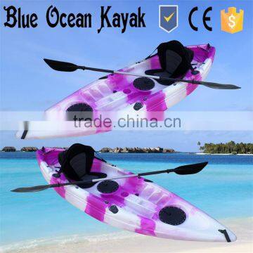 Ocean style single seat kayak/canoe and kayak sail/cheap kayak