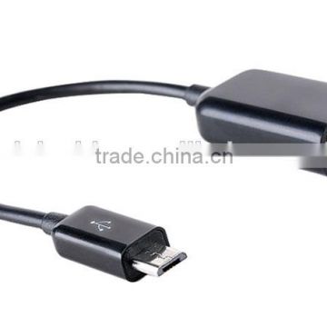 USB2.0 OTG cable A female to Micro 5PIN with ABS shell