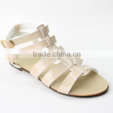 new design fashion ladies flat summer sandals for supermarket