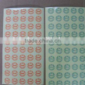 High quality custom bottle label maker self-adhesive stickers and labels