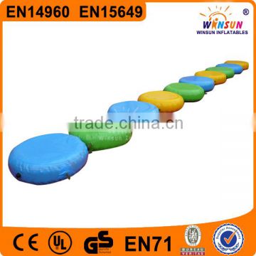 exciting inflatable floating bridge with EN15649