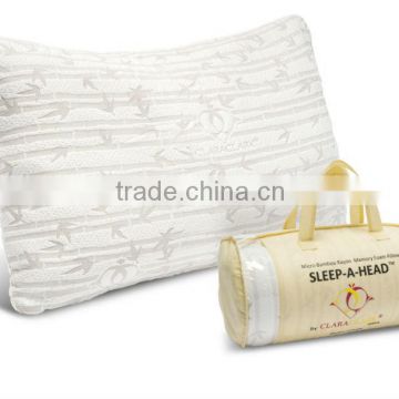 Memory Foam Luxurious Bamboo Gel Pillow by Clara Clark