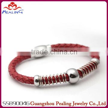 2014 new design wholesale make your own stainless steel bracelet
