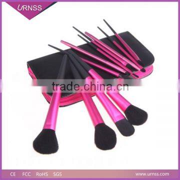 2015 New Arrival Metallic free samples Cosmetic Brush Golden Single Makeup Brush Set