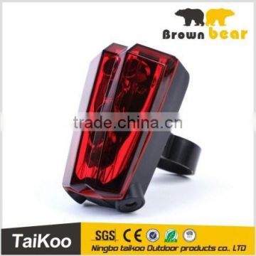 factory price smart wireless led laser rear light bicycle