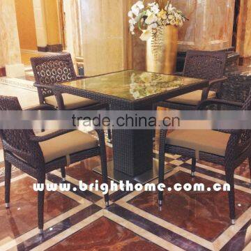 Pictures of Marble Top Fiber Dinning Set