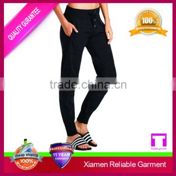 High quality black colour denim custom mens jogger pants blank