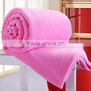 Supper soft blanket 100% polyester colorful warm