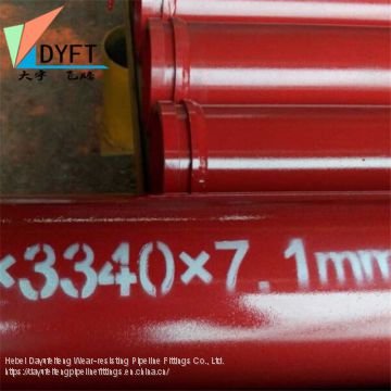 Manufacturer seamless DN125 ST52 concrete pump delivery pipe