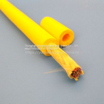 Yellow & Blue Sheath Cable Anti-dragging1000v Rov Umbilical Cable