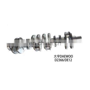 Excavator engine parts for D2366 crankshaft 65021017025 Forged Steel