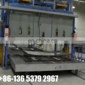 bus front windscreen glass thermal bending furnace