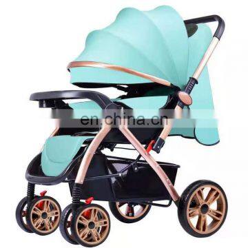 Aluminum alloy frame light weight baby stroller baby stroller pad