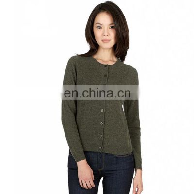 Women High Quality Thick Cashmere Wool Open Front Cardigan Sweaters