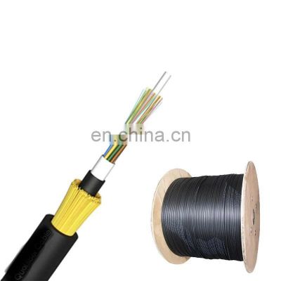 ADSS Outdoor 12 24 32 48 72 96 144 Core Communication Cable ADSS G652D Fiber Optic Cable