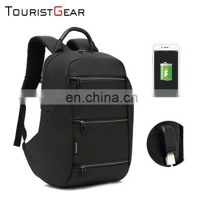 Wholesale waterproof backpack laptop bag travel backpack with USB charging port