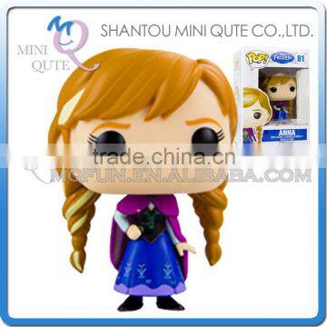 Mini Qute Funko Pop Kawaii Frozen doll princess anna & elsa action figures collection cartoon models educational toy NO.FP 81