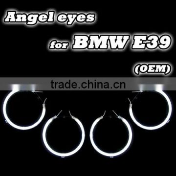 CE approval auto Light For E39 CCFL Angel eyes 4*127.5mm LED Car headlight super bright car accessory