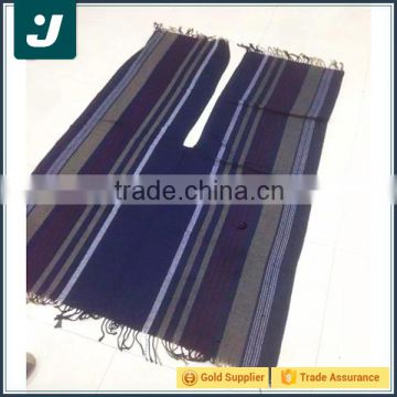 Good quality new style stripe pashmina scarf and shawl factory price