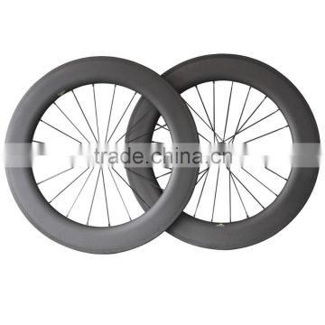 Factory direct sales 86mm clincher 27mm width lightweight Novatec and Bitex R13 hub Racing Road carbon wheelset